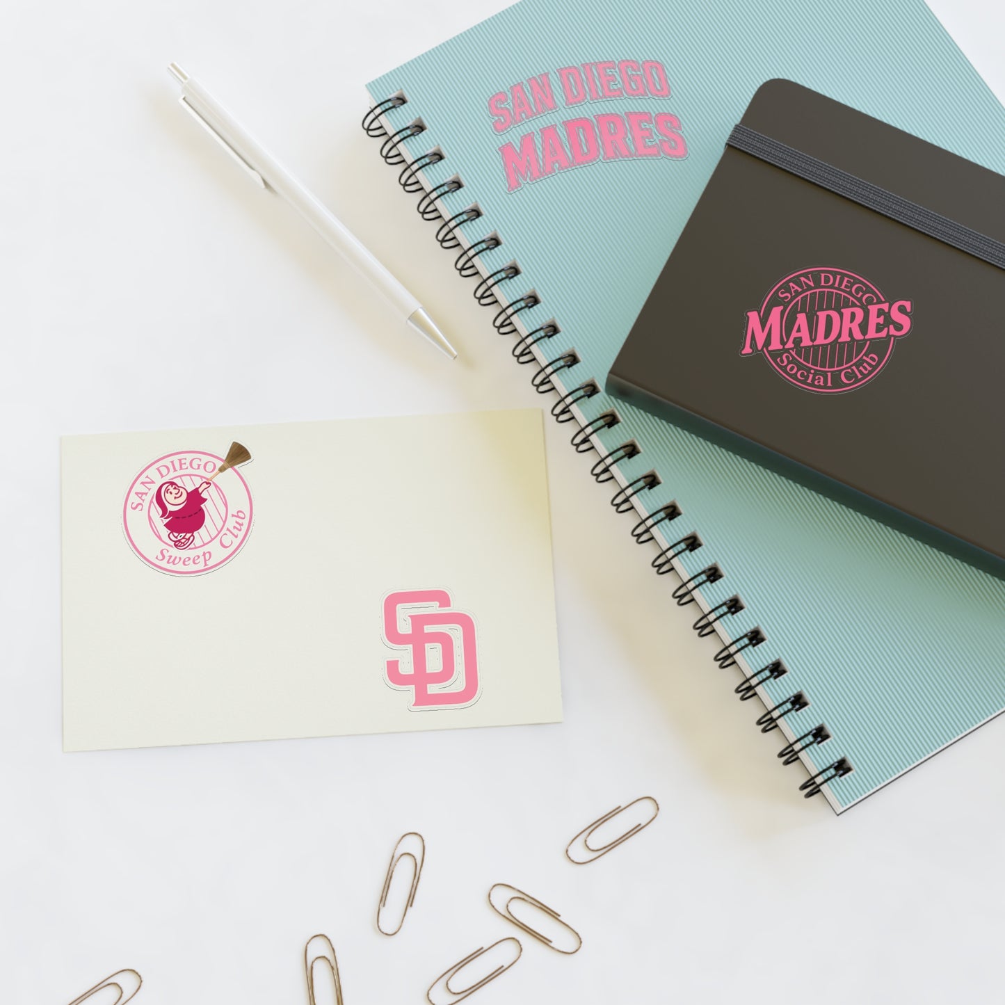 SAN DIEGO MADRES Sticker Sheets