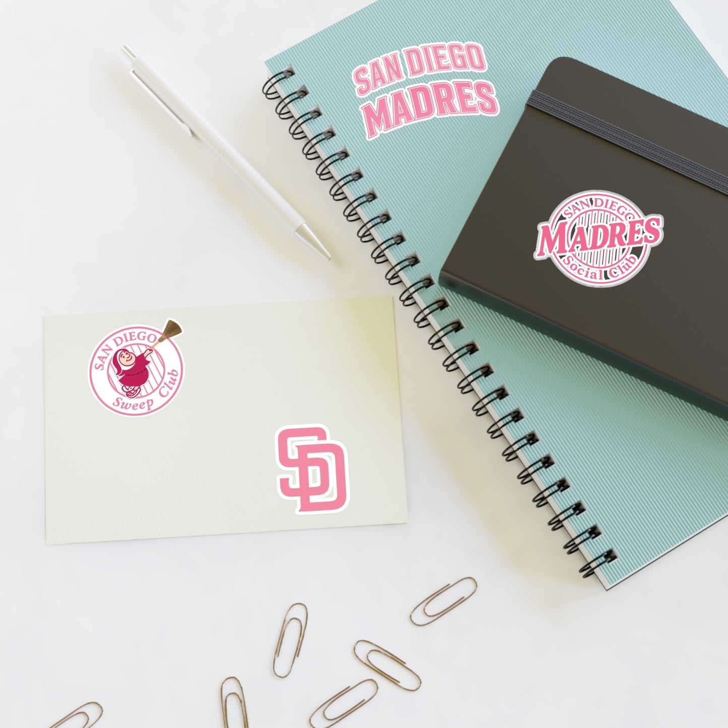 SAN DIEGO MADRES Sticker Sheets